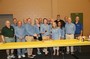 Rotary members get ready to feed students, coaches, faculty and families at the annual Highlands School Athletic Banquet.